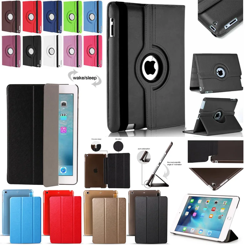 

For Apple iPad Mini 1 2 3 7.9inch Retina Case Luxury Smart Flip Stand PU Leather Cover Case For ipad mini 1 mini 2 mini 3