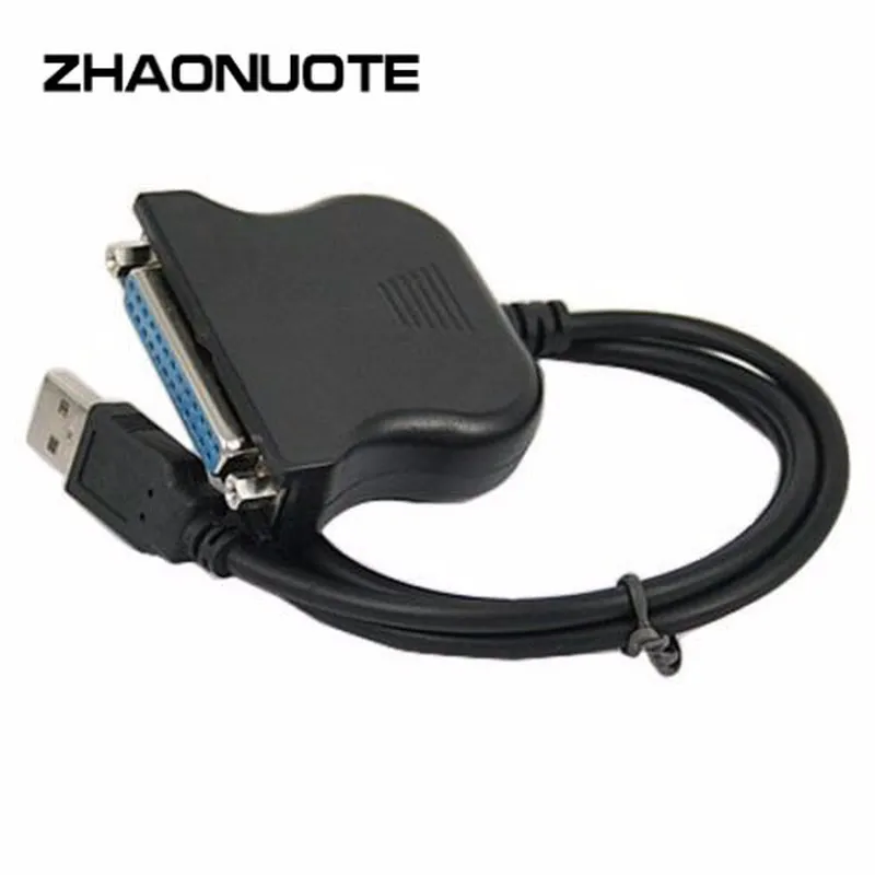 5pcs 25 Pin IEEE 1284 Parallel Port D Sub Connector To USB 2.0 Printer