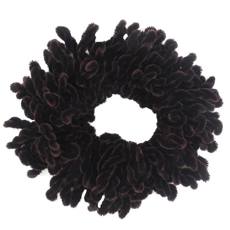 

2019 9 Colors Hot Sale Velvet Big Hair Tie Bun Clip Hijab Scarf