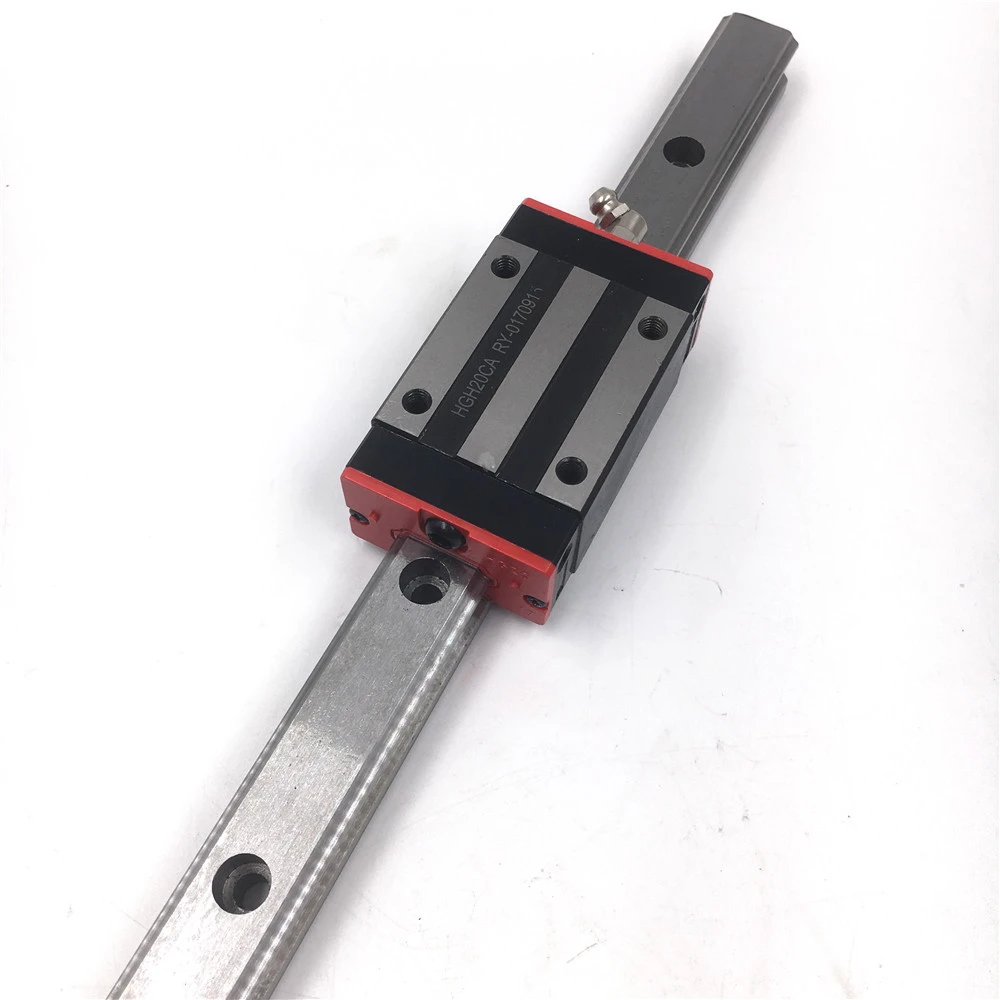 HGR15 15mm Linear Motion Rail 350mm Linear Guideway + 2pcs HGH15CAZAC Rail Carriage Block Slider
