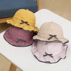 Детская шляпка для мальчиков, Chaobao, рыбацкая шляпа, Корейская версия, солнцезащитная Кепка для девочек с ветровой веревкой, Весенняя