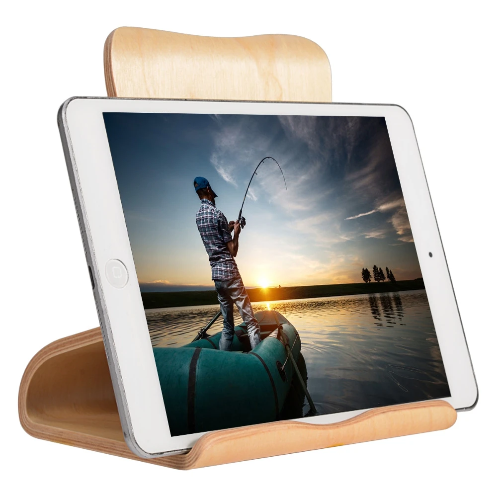 Hot sale High Quality Ultra Light Wooden Tablet Computer Holder Stand Support for iPad for