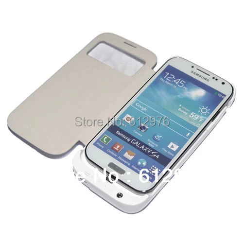 Alta capacidad de 4500 mah con la cubierta superior del cargador de batería externa caso de energía del caso para samsung siv s4 i9500|s4 case|s4 phones4 parts - AliExpress