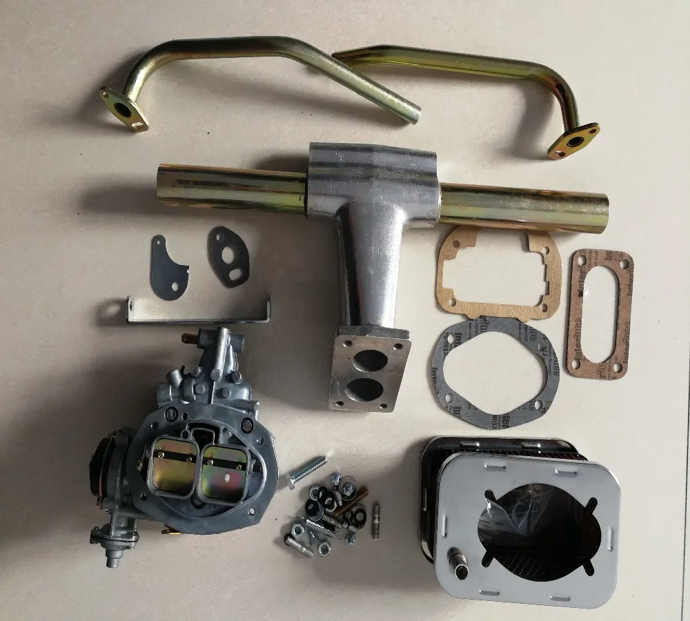 

SherryBerg FAJS 32/36DFEV carb carburettor conversion kit for VW Bug Bus single port heads fit Type1 Beetle Type2 GOOD QUALITY