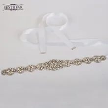 Bridal Sash Belts Women’s Rhinestone Wedding Dress Belt Handmade Waistband Luxuy Brand Bride Bridesmaids Cummerbunds Girdle