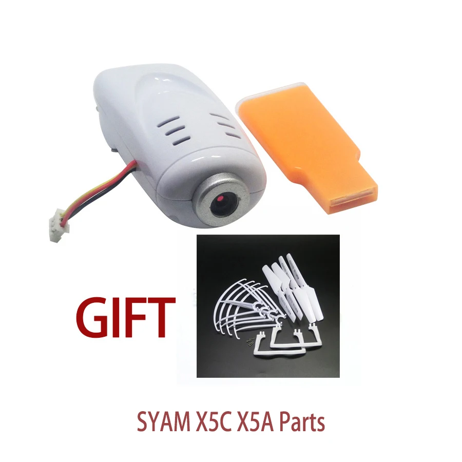 

Genuine SYMA X5C rc Helicopter Quadrocopter parts Original 2.0MP HD camera set 100% Brand new And Blades Gear charger line