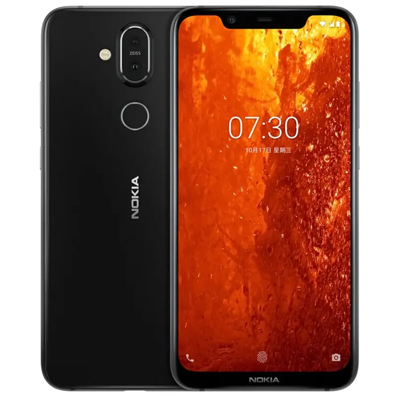 Смартфон NOKIA X7 Android 4G LTE, 6,18 дюймов, FHD Snapdragon 710, 2,2 ГГц, четыре ядра, 4 ГБ/6 ГБ ram, 3500 мАч, мобильный телефон с функцией распознавания лица, OTG - Цвет: Black