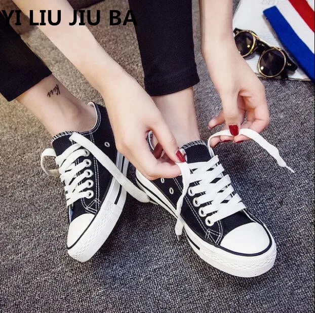 

2019 flats Women shoes Fashion Ladies Lace-up Casual women Shoes Breathable Walking Outdoor Canvas Outdoor shoes women **221