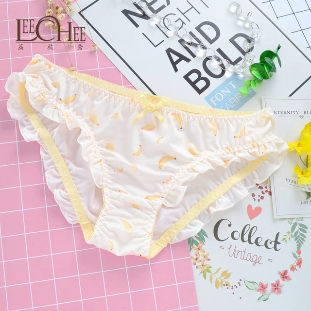 Japanese original single Japanese girl student underwear printed cute