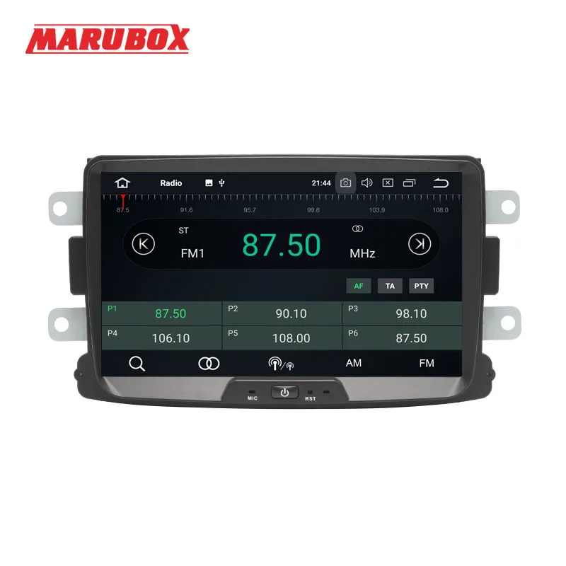 Perfect MARUBOX 1Din Radio Android 9 4GB RAM For Renault Duster 2010-2015,Logan,Sandero GPS Navi Stereo Car Multimedia Player 8A609PX5 2