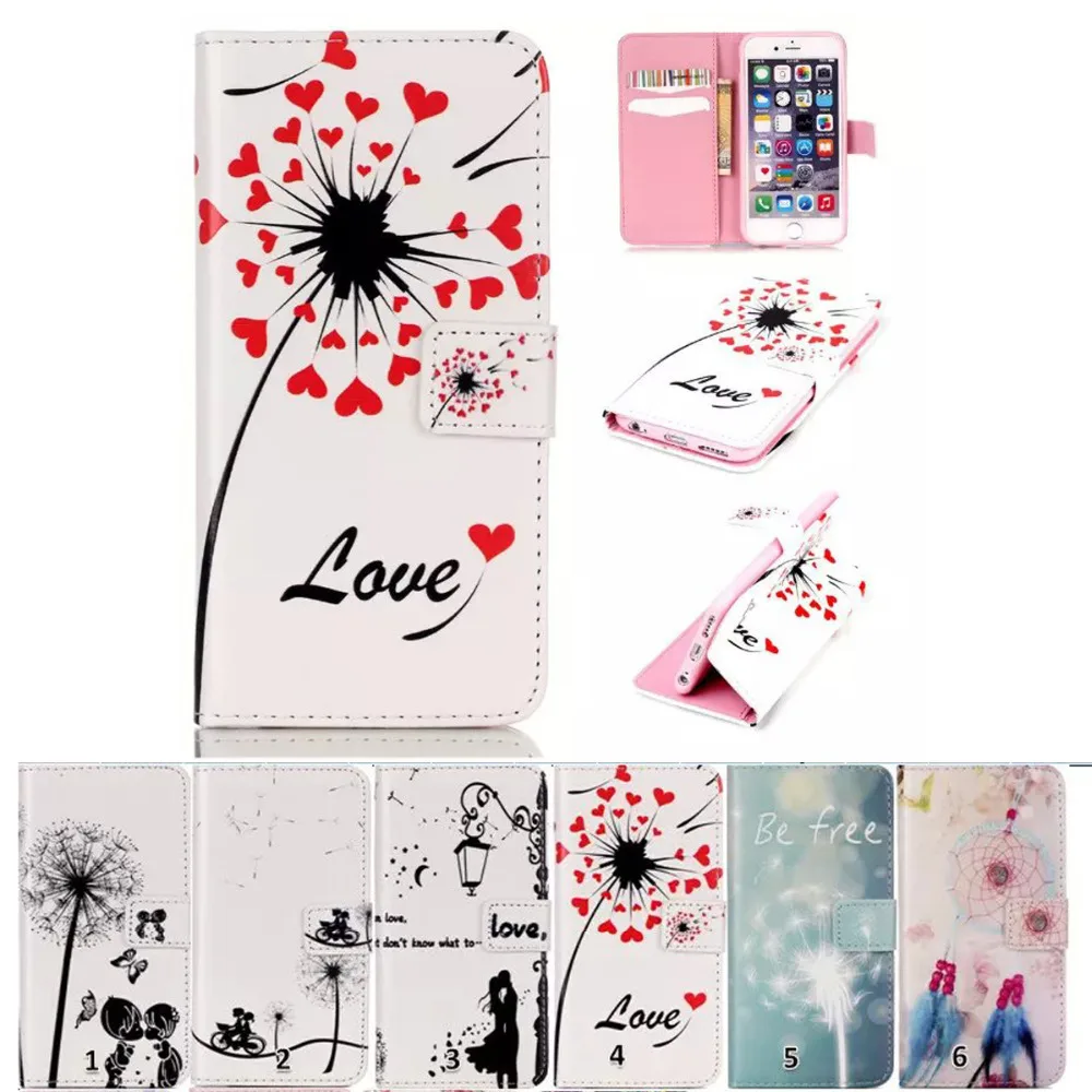 Leather Cases For iPhone 6 & 6s 4.7 inch Coque Mobile Accessories Fundas Flip Stand Wallet Magnetic Car casa Soft Book Stand