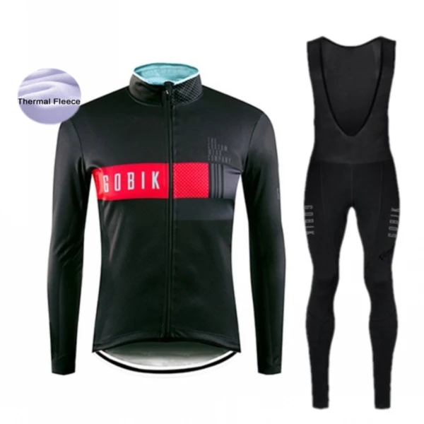 

NW Northwave Winter Cycling Jersey Set Long Sleeve Bike Wear Thermal Fleece Roupa De Ciclismo Invierno Hombre Bicycle Clothing