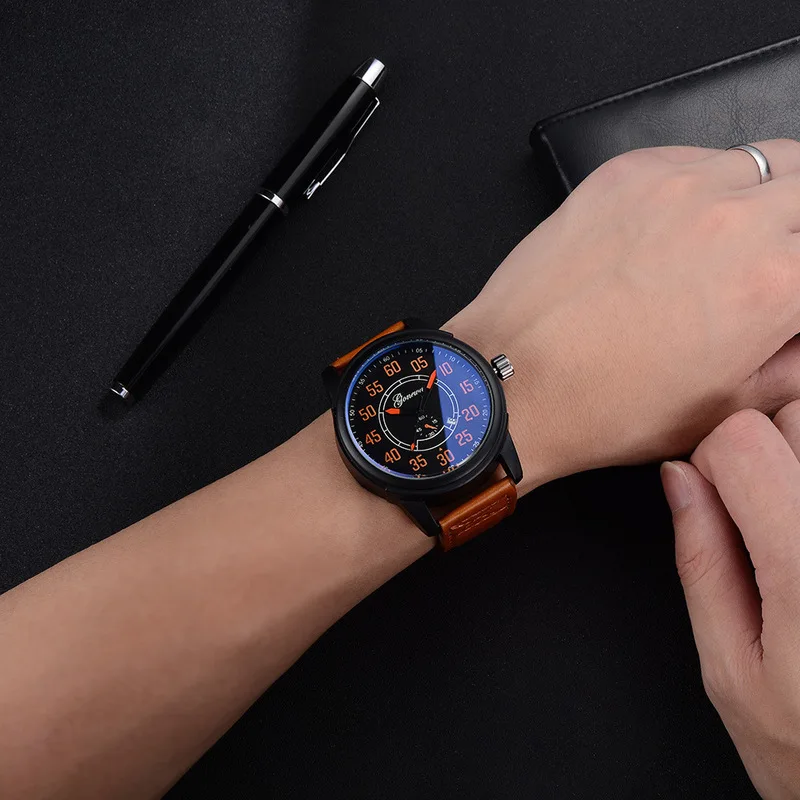 Explosive Men's Brand Watch Fashion Influx Quartz Watch Big Dial Men's Sports Watch Explosive Men's Brand Watch Fashion Influx Quartz Watch Big Dial Men's Sports Watch