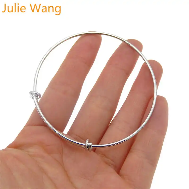 Julie Wang Регулируемый Браслет манжета медный браслет для женщин расширяемый
