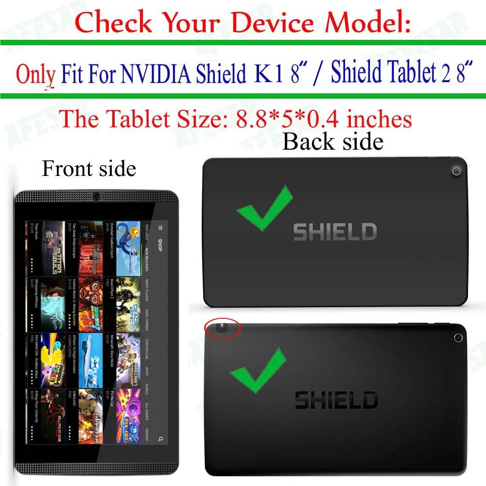 Для NVIDIA SHIELD Tablet K1 8,0 Чехол-Ультра Тонкий флип кожаный чехол для Nvidia Shield K1/ Shield 2 чехол для планшета