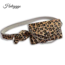Зимняя женская сумка на пояс из искусственной кожи, винтажная леопардовая поясная сумка, пояс-цепочка в стиле панк, поясная сумка, кошелек для Iphone XS