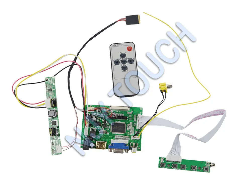 HDMI VGA AV LCD Controller board with remote control for LTN133AT09 LED Screen 13 3 inch