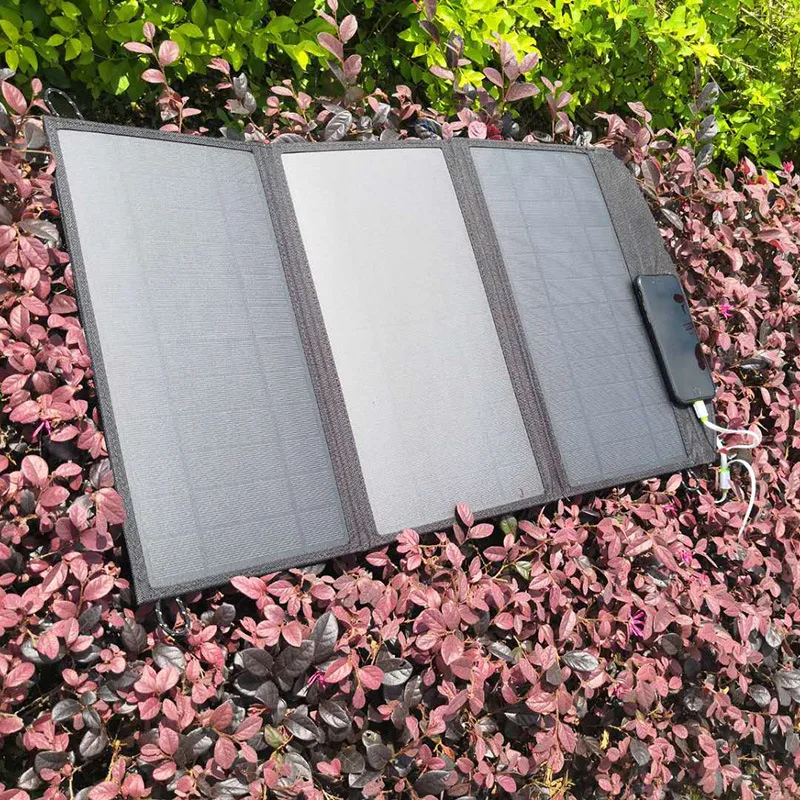 Солнечная зарядка KERNUAP 28 Вт sunpower двойной USB порт водонепроницаемая Складная