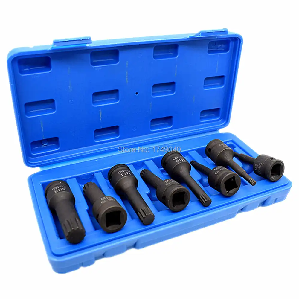 LAST FEW TITANIUM Low SPLINE Bit Set M4 M5 M6 M8 M10 M12 M14 M18 Top Strength