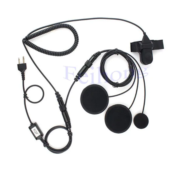 Новый Профессиональный мотоциклетный шлем PTT гарнитура наушники для ICOM F3 F4 F10 F20