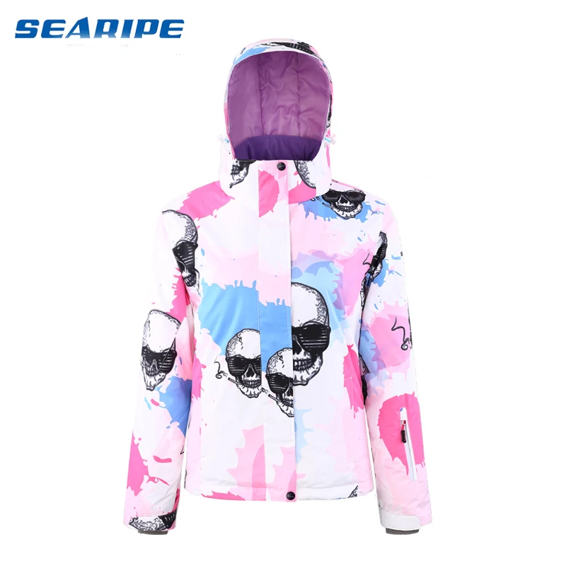 

SEARIPE Women Ski Jacket Brand 2019 New Windproof Waterproof Warm Snow Coat Female Winter Skiing Snowboard Jacket Ski Women