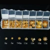Mix 7 Styles Imitation gold White K Color Flower Trefoil Hollow Torus Wine Glass Jewelry Accessories & Findings ► Photo 3/6