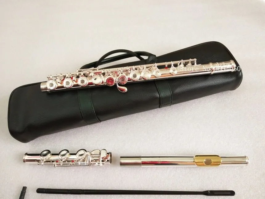 

Japan High Quality new flute YFL-471 Music instrument 17 hole E key open music C Tune primary flute Gold plated performance