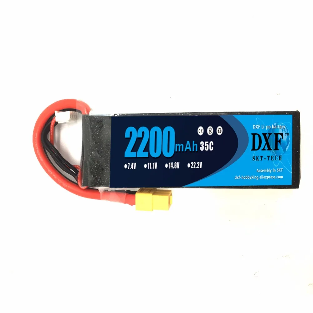 2 шт. DXF lipo батарея 11,1 v 2200mAh 3S 35C 25C MAX 70C для Trex-450 с неподвижным крылом RC вертолет автомобиль Лодка Квадрокоптер