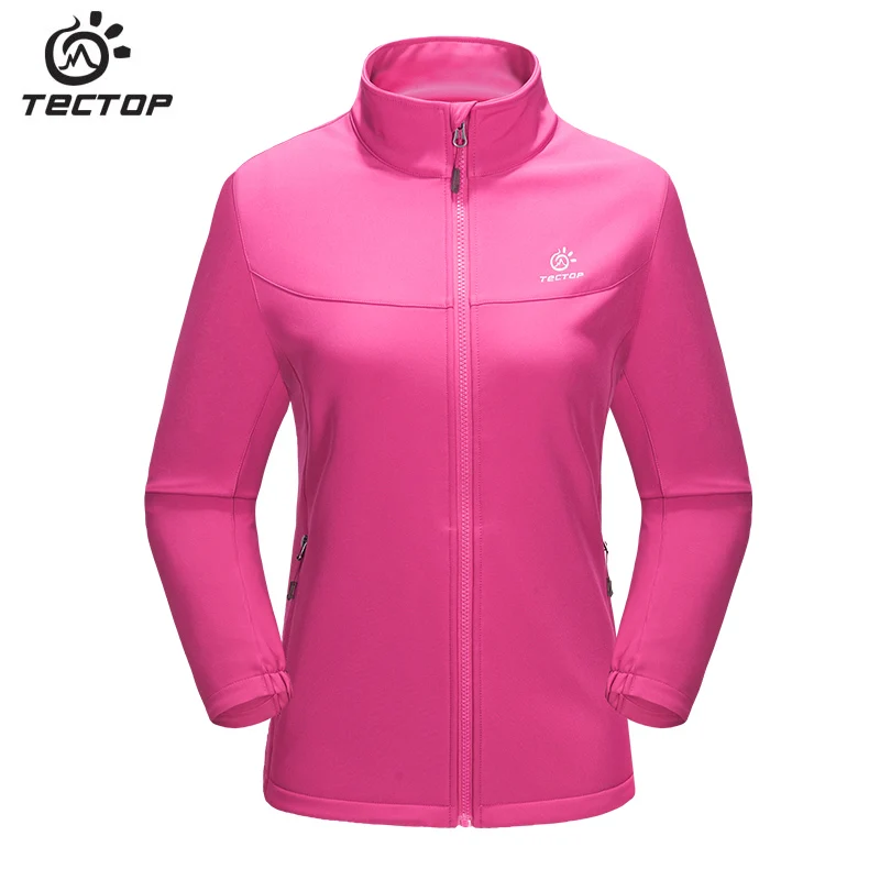 

Tectop Soft shell Jacket Female Autumn Spring Windproof waterproof Breathable Outdoor Sport Climbing Hiking Camping For Women