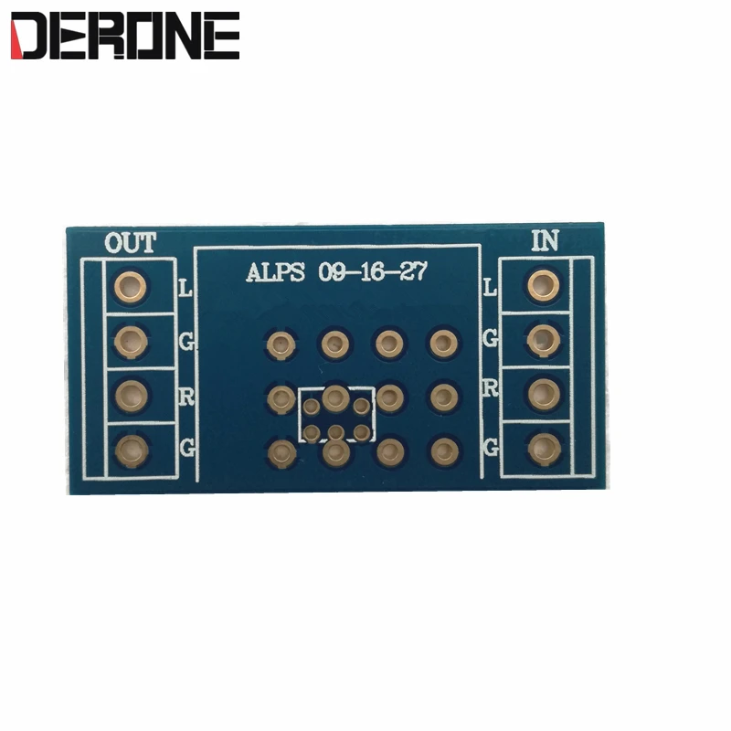 2 шт потенциометр печатной платы для усилителя PCB для ALPS 9 Тип 16 тип 27 Тип 2 сторона позолоченный