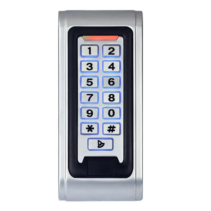 

Keypad RFID Access Control System Proximity Card Standalone 2000 Users Door Access Control Waterproof Metal Case F9501D