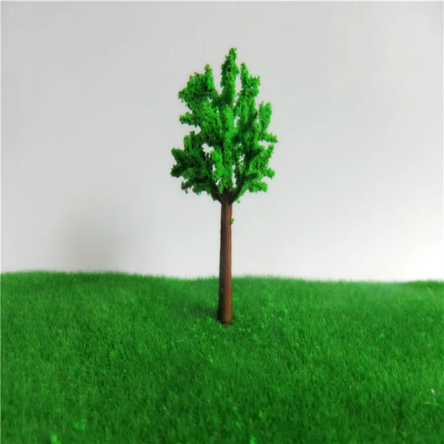 new architecture 3d scale artificial plastic model  green tree  layout115