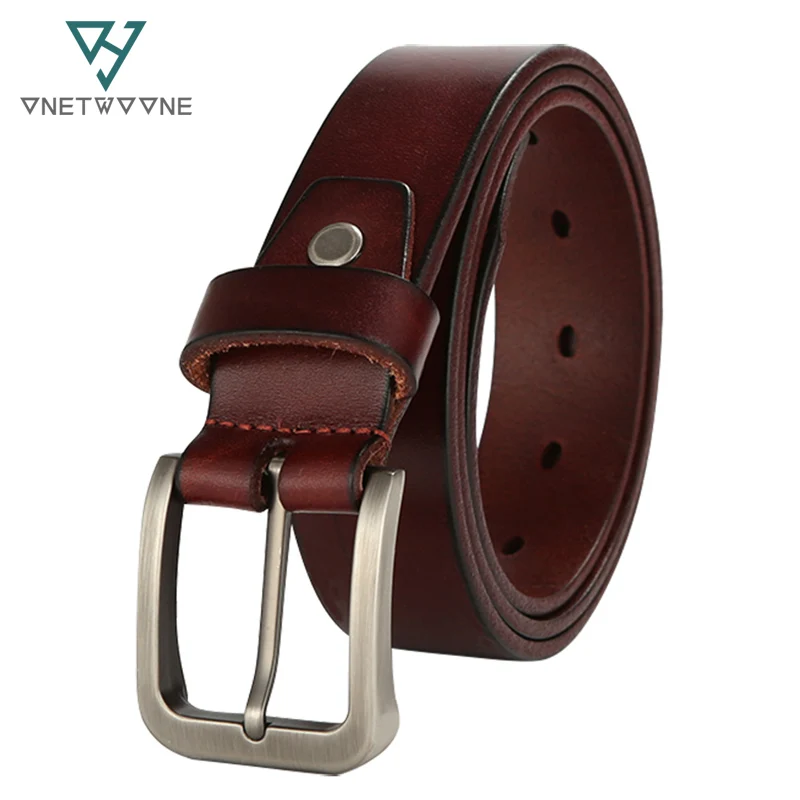 Best Quality 100 Genuine Leather Man Belt Cowskin Full Grain Leather