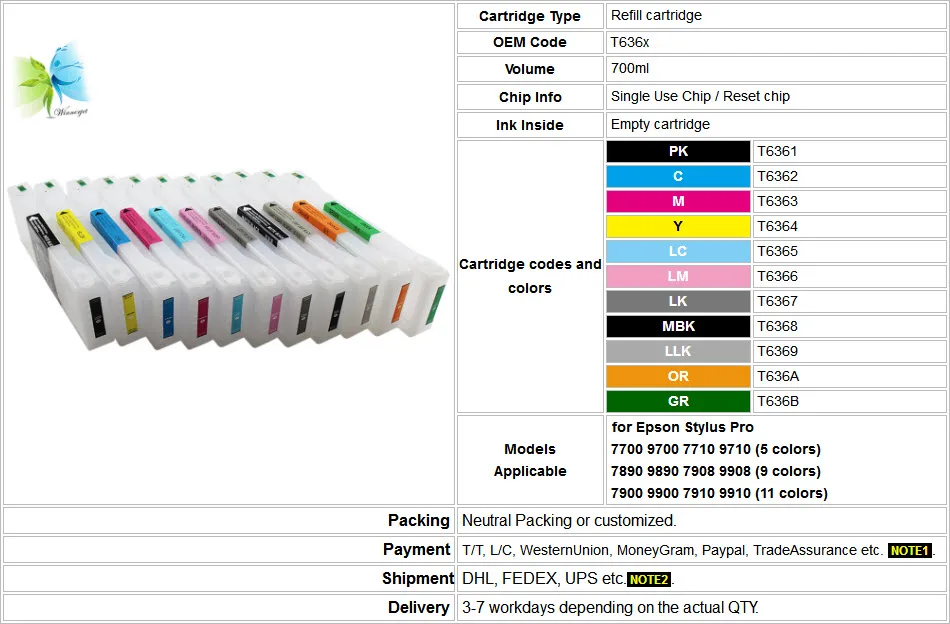 7900 9900 700ml refill