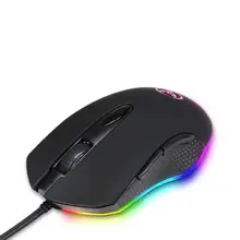 Горячая Распродажа компьютерная проводная мышь USB Проводная 4800 точек/дюйм 6 кнопок оптическая игровая мышь светодиодный подсветка для ПК ноутбука подарки x30511