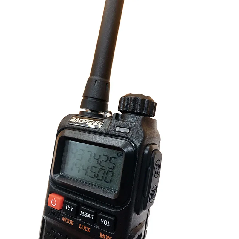 Портативная мини рация Baofeng UV 3R + Plus портативная UHF VHF двухсторонняя радиосвязь