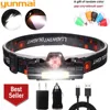 Yunmai Powerful Headlight Xpe+cob Usb Rechargeable Headlamp Built-in Battery Head Light Waterproof Head Torch Camping Head Lamp ► Photo 1/6