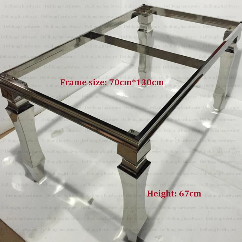Подгонянная нержавеющая сталь стол, журнальный столик ноги, табличная рамка в комплекте, Цвет Хром Мебельная ножка аппаратных средств, 20 Вт, 30 Вт/40/50/67 см