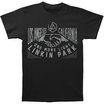 

Linkin Park Men's Light In My Hands Slim Fit T-Shirt Black 2018 Summer New Brand T Shirt Men Hip Hop Men T Shirt Casual Fitness