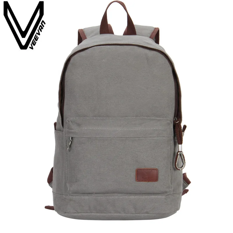 VEEVANV Brands 2017 Business Men Backpack Gray Multifunction School New