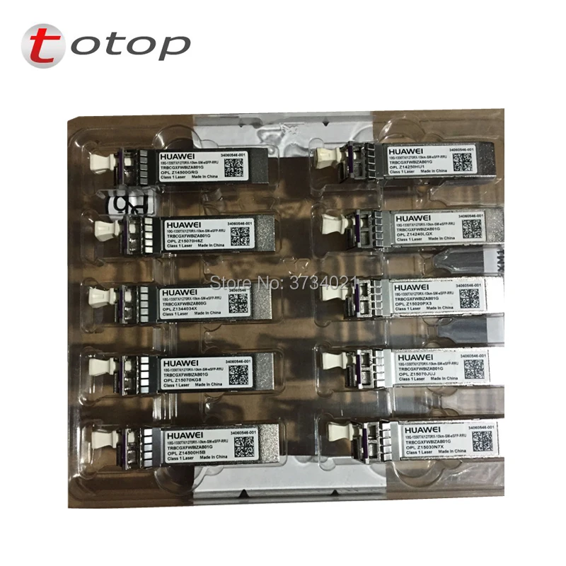 100% Новый оригинальный хуавэй 10 г SFP модуль 1330TX/1270RX 10 км RRU одного волокна bidirection