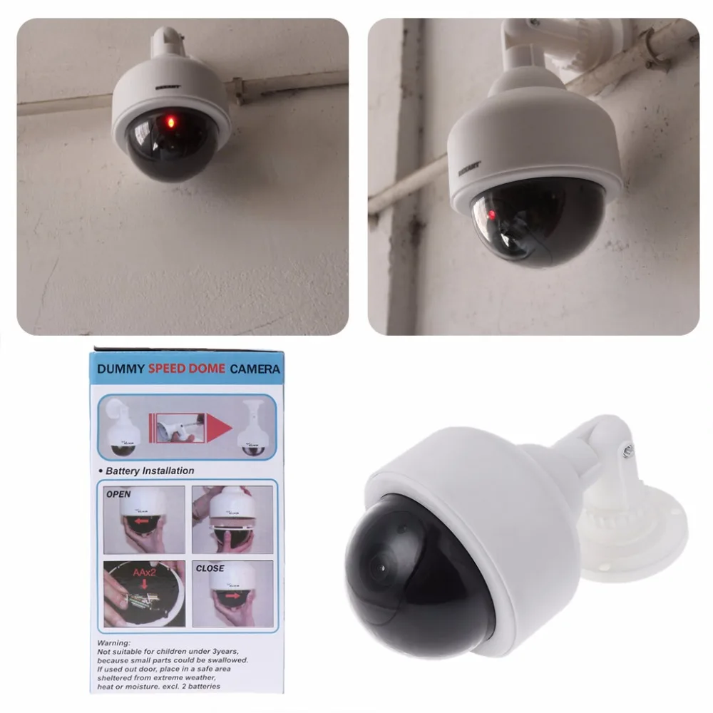 

Fake Dummy Outdoor Waterproof Security Surveillance Flash Dome Camera CCTV Video