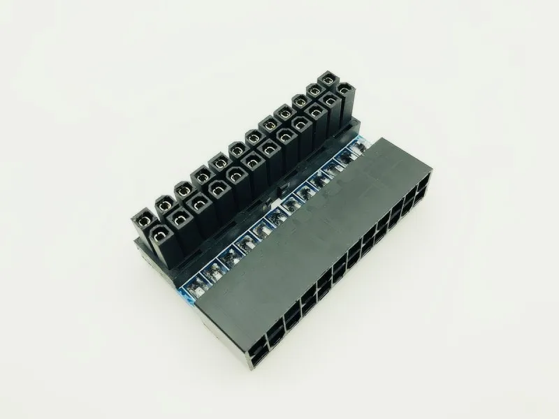 5 шт. 24P Разъем материнская плата по стандарту ATX 24Pin к 90 градусов разъем адаптера