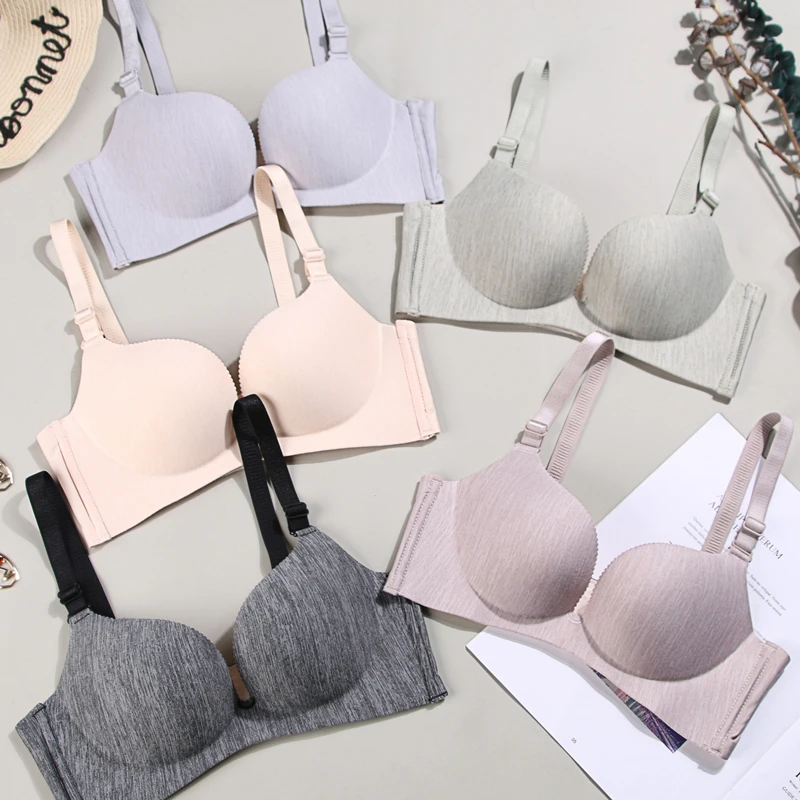 

Hot sale Sexy seamless Bras Women intimates underwear Push Up top Adjustable Ladies bralette lingerie Wire Free Woman brassieres