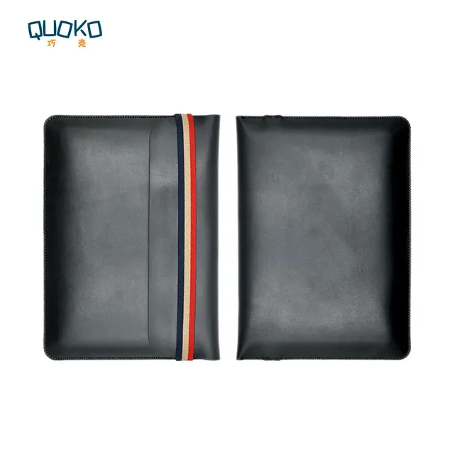 Laptop bag case Microfiber Leather Sleeve for Dell XPS 13 15 9360 9370 9560 9570 Coloured elastic band Style sleeve