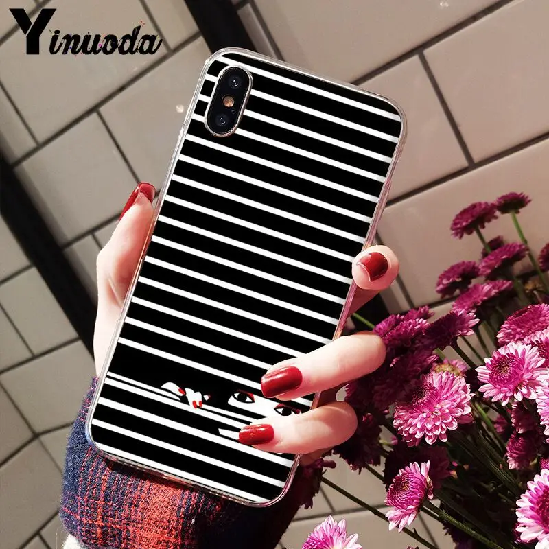 Fashion pop stripe lady