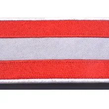 Вышитые Флаг Австрии патч крепежная деталь крюка Боевая тактическая военные нарукавные нашивки Охота Байкер джинсы для женщин шляпа куртка заказ Западные Ковбойские шляпы