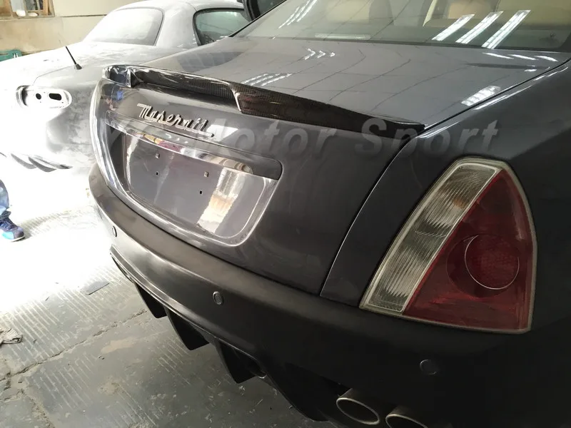 2004-2012 Maserati Quattroporte M139 YC Design Style Rear Trunk Spoiler Wing CF (29)