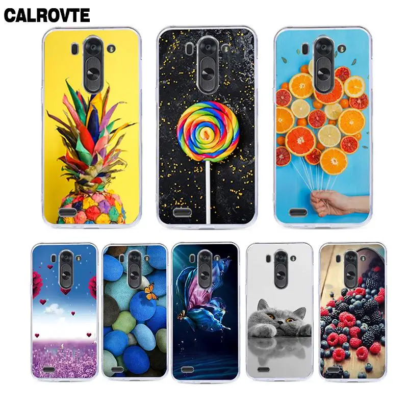 Мягкий ТПУ чехол CALROVTE для LG G4 силиконовый с милым рисунком кота и животных G 4 H815 H818