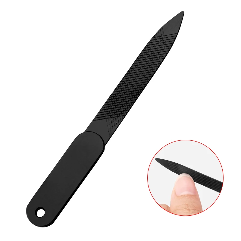 

2pcs/lot Professional Stainless Steel Nail File Buffer Double Side Grinding Rod Manicure Pedicure Nail Arts Tools